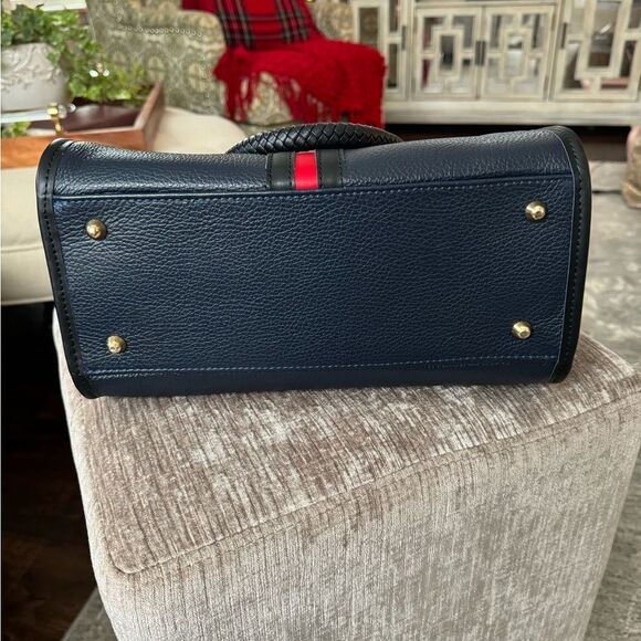 Navy with red strip Persaman New York purse - Picture 5 of 6